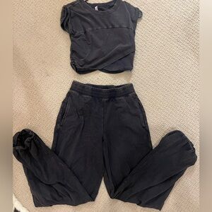 FP Movement by Free People Black Active Set